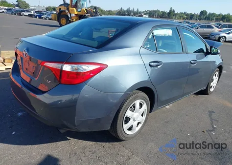 2016 Toyota Corolla Le из США, поврежденный, VIN 2T1BURHE0GC488786